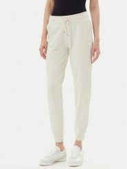 EA7 Emporio Armani Spodnie dresowe 7W000082 AF13135 U1112 Beżowy Regular Fit. Brązowe spodnie dresowe EA7 Emporio Armani, l, bez wzorów, z bawełny. Za 289.99 zł.