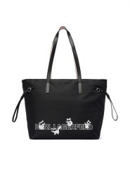 KARL LAGERFELD Torebka B3W30351 Czarny. Czarne shopper KARL LAGERFELD, bez wzorów, ze skóry, bez dodatków. Za 849.99 zł.