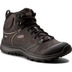 Trekkingi KEEN - Terradora Mid Wp 1016769 Raven/Rose Dawn. Czarne trekkingi Keen, z materiału, outdoorowe. W wyprzedaży za 329.00 zł.