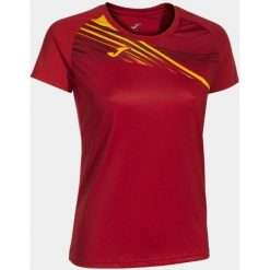 Damska koszulka sportowa Joma Elite X Czerwona - oddychająca i elastyczna. Czarne koszulki sportowe Joma, bez wzorów, z elastanu, bez ramiączek, do biegania. Za 169.99 zł.