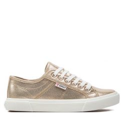 Tenisówki ONLY Shoes. Żółte trampki ONLY SHOES, bez wzorów, bez zapięcia. Za 149.99 zł.