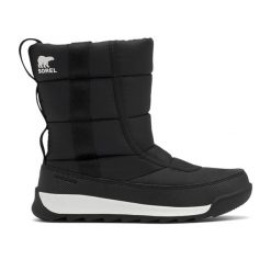 Śniegowce juniorskie Sorel Outh Whitney II Puffy Mid. Czarne trapery i śniegowce Sorel. Za 299.99 zł.