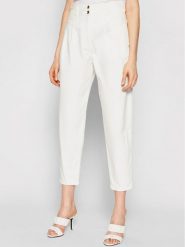 Patrizia Pepe Jeansy 8J0968/A8E3-W146 Biały Boyfriend Fit. Białe jeansy Patrizia Pepe, bez wzorów. Za 669.99 zł.
