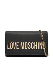 LOVE MOSCHINO Torebka JC4103PP1MKD0000 Czarny. Czarne listonoszki Love Moschino, bez wzorów, ze skóry, bez dodatków. Za 359.99 zł.