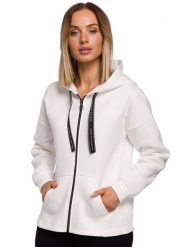 Made of emotion Bluza w kolorze kremowym rozmiar: M. Brązowe bluzy Made Of Emotion, m, bez wzorów, bez kaptura. Za 114.17 zł.