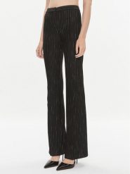 Pinko Spodnie materiałowe Hulka 100054 A1AQ Czarny Wide Leg. Czarne spodnie materiałowe Pinko, bez wzorów, z materiału. Za 519.99 zł.