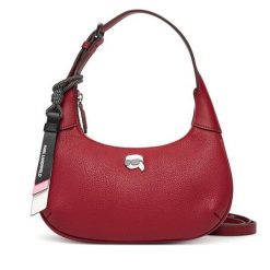 Torebka KARL LAGERFELD. Czerwone torebki klasyczne KARL LAGERFELD, bez wzorów, bez dodatków. Za 779.99 zł.