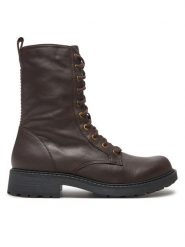 Clarks Botki Orinoco 2 Style 26178862 Brązowy. Brązowe botki Clarks, bez wzorów, ze skóry, bez obcasa, na płaskiej podeszwie, bez zapięcia. Za 719.99 zł.