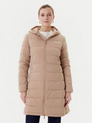 Guess Kurtka przejściowa V4YL05 WF3X0 Beżowy Regular Fit. Brązowe kurtki Guess, xs, z aplikacjami, z syntetyku, bez kaptura. Za 699.99 zł.