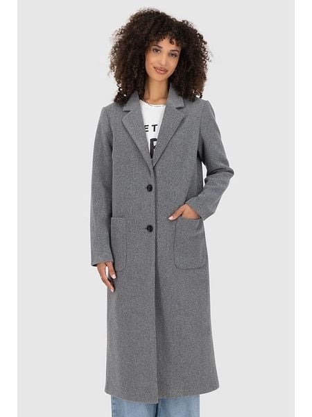 Alife and kickin Płaszcz "DierdreAK" w kolorze szarym rozmiar: L. Szare płaszcze Alife and Kickin, l, bez wzorów, bez kaptura. Za 267.92 zł.