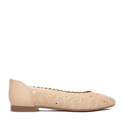 Baleriny Lasocki. Brązowe baleriny Lasocki, bez wzorów, bez obcasa. Za 159.99 zł.