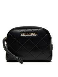Valentino Kosmetyczka Nur Re VBE8G9502 Czarny. Czarne kufry i kosmetyczki Valentino, bez wzorów, ze skóry, bez dodatków. Za 139.99 zł.