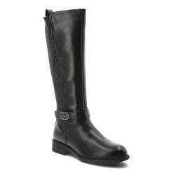 Czarne Kozaki Filippo Modne Buty Damskie. Czarne kozaki Filippo, bez obcasa, bez zapięcia. Za 195.99 zł.