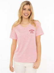 Zwillingsherz Koszulka w kolorze jasnoróżowym rozmiar: L. Różowe bluzki Zwillingsherz, l, bez wzorów, bez kołnierzyka, bez ramiączek. Za 106.38 zł.