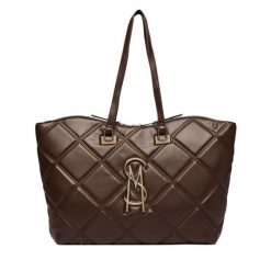 Torebka Steve Madden. Brązowe shopper Steve Madden, bez wzorów, bez dodatków. Za 559.99 zł.