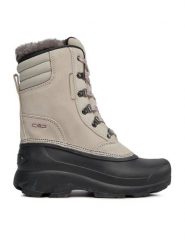 CMP Śniegowce Kinos Wmn Snow Boots Wp 2.0 38Q4556 Beżowy. Brązowe trapery i śniegowce CMP, z nubiku. Za 499.99 zł.