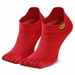 Skarpety Niskie Unisex Vibram Fivefingers. Czerwone skarpety Vibram Fivefingers, bez wzorów. Za 39.99 zł.