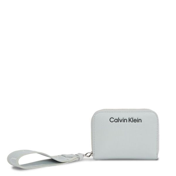 Portfel Calvin Klein. Szare portfele Calvin Klein, bez wzorów. Za 239.99 zł.