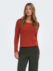 ONLY Sweter w kolorze pomarańczowym rozmiar: XS. Pomarańczowe swetry Only, xs, bez wzorów, bez ramiączek. Za 85.45 zł.