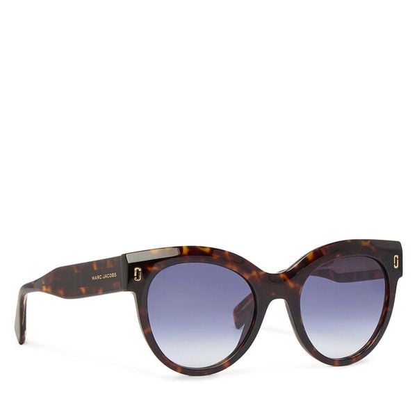 Okulary przeciwsłoneczne Marc Jacobs. Brązowe okulary przeciwsłoneczne Marc Jacobs, bez wzorów. Za 580.99 zł.
