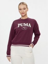 Puma Bluza Puma Squad 621488 Bordowy Regular Fit. Czerwone bluzy Puma, xl, bez wzorów, z bawełny, bez kaptura. Za 79.99 zł.