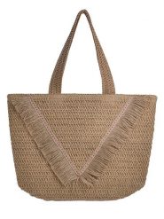 BLE Torebka w kolorze jasnobrązowym - 33 x 34 x 16 cm rozmiar: onesize. Brązowe torby na ramię BLE, bez wzorów, z materiału, na ramię, bez dodatków. Za 44.71 zł.