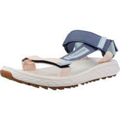 Sandały COLUMBIA KONOS GLOBETROT WMNS Niebieski. Niebieskie sandały Columbia, bez wzorów, z tkaniny, bez obcasa, bez zapięcia. Za 243.99 zł.