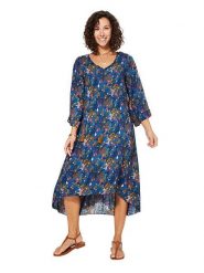 Ipanima Sukienka w kolorze granatowym rozmiar: 34-40. Niebieskie sukienki Ipanima, bez wzorów, z wiskozy, z asymetrycznym kołnierzem, bez ramiączek, midi, asymetryczne. Za 100.99 zł.