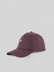 4F Czapka z daszkiem strapback damska - fioletowa XS/S (56cm). Fioletowe czapki 4f, bez wzorów, klasyczne. Za 69.99 zł.