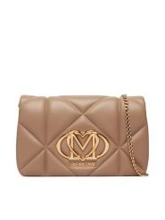 LOVE MOSCHINO Torebka JC4043PP0PLC0105 Beżowy. Brązowe torebki klasyczne Love Moschino, bez wzorów, bez dodatków. Za 789.99 zł.