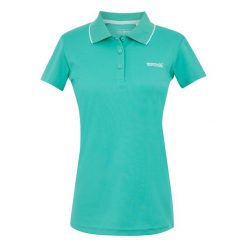 Koszulka Polo Damska Maverick V. Brązowe koszulki polo Regatta, bez wzorów, bez kołnierzyka, bez ramiączek. Za 84.99 zł.
