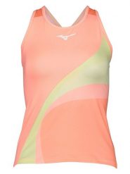 Mizuno Top funkcyjny w kolorze pomarańczowo-żółto-różowym rozmiar: M. Pomarańczowe koszulki sportowe Mizuno, bez wzorów, z materiału, bez ramiączek. Za 101.23 zł.