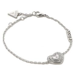 Bransoletka Guess. Szare bransoletki Guess, srebrne. Za 189.99 zł.