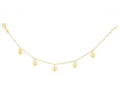 Złota bransoletka - koniczyny. Żółte bransoletki Apart, złote. Za 679.00 zł.