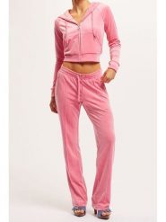 Juicy Couture Spodnie dresowe w kolorze jasnoróżowym rozmiar: M. Różowe spodnie dresowe Juicy Couture, m, bez wzorów, z dresówki. Za 173.99 zł.