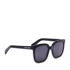 Okulary przeciwsłoneczne Nine West. Czarne okulary przeciwsłoneczne Nine West, bez wzorów. Za 149.99 zł.