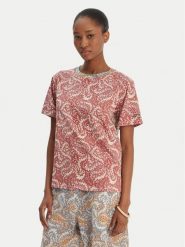 Weekend Max Mara T-Shirt Bussola 2615971022 Czerwony Regular Fit. Czerwone t-shirty Weekend Max Mara, s, bez wzorów, z bawełny, bez kołnierzyka, bez ramiączek. Za 469.99 zł.