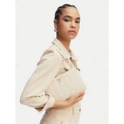 Torebka Guess. Brązowe torebki klasyczne Guess, z aplikacjami, bez dodatków. Za 544.99 zł.