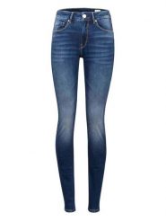 Herrlicher Dżinsy - Skinny fit - w kolorze niebieskim rozmiar: W26. Niebieskie jeansy Herrlicher, z aplikacjami, z podwyższonym stanem. Za 92.42 zł.