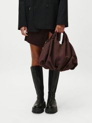 LeGer Torebka "Lotti" w kolorze brązowym rozmiar: onesize. Brązowe torebki klasyczne LeGer, bez wzorów, z materiału, bez dodatków. Za 121.99 zł.