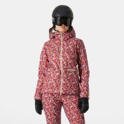 Damska kurtka narciarska Helly Hansen St. Moritz 2.0. Czerwone kurtki narciarskie Helly Hansen, bez wzorów, bez kaptura, narciarskie. W wyprzedaży za 2,573.50 zł.