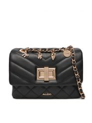 Aldo Torebka Alnilamm 14143905 Czarny. Czarne listonoszki Aldo, bez wzorów, ze skóry, bez dodatków. Za 249.99 zł.