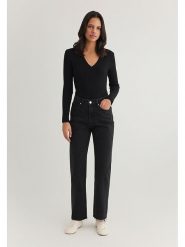 MAVI Sweter w kolorze czarnym rozmiar: XL. Czarne swetry Mavi, xl, bez wzorów, prążkowane, bez ramiączek. Za 119.95 zł.