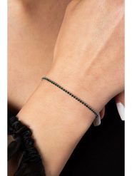 Lodie Silver Bransoletka z cyrkoniami rozmiar: onesize. Szare bransoletki Lodie Silver, z cyrkonią, metalowe. Za 35.45 zł.