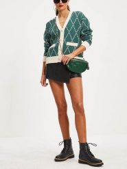 LA Angels Kardigan w kolorze zielonym rozmiar: L. Zielone kardigany LA Angels, l, bez wzorów. Za 130.99 zł.