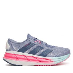 Buty do biegania adidas. Fioletowe obuwie sportowe Adidas, bez zapięcia, do biegania. Za 599.99 zł.