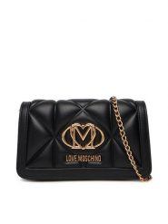 LOVE MOSCHINO Torebka JC5640PP1NLC0000 Czarny. Czarne torebki klasyczne Love Moschino, bez wzorów, ze skóry, bez dodatków. Za 709.99 zł.