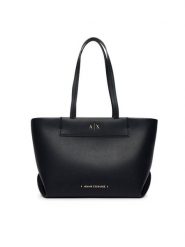 Armani Exchange Torebka XW001538 AF26447 UC001 Czarny. Czarne shopper Armani Exchange, bez wzorów, ze skóry, bez dodatków. Za 654.99 zł.
