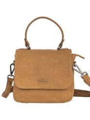 SPARWELL Skórzana torebka "Allen" w kolorze jasnobrązowym - 24 x 18 x 9 cm rozmiar: onesize. Brązowe torby na ramię SPARWELL, bez wzorów, z materiału, na ramię, bez dodatków. Za 130.99 zł.