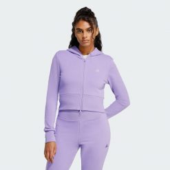 Bluza Seasonal Essentials French Terry Full-Zip. Czerwone bluzy Adidas, xl, bez wzorów. Za 259.00 zł.